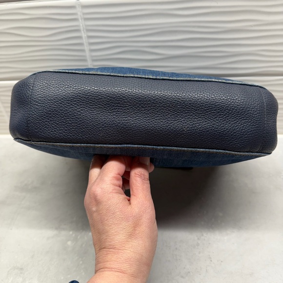 Coach Denim Sutton Shoulder Bag - Picture 3 of 7